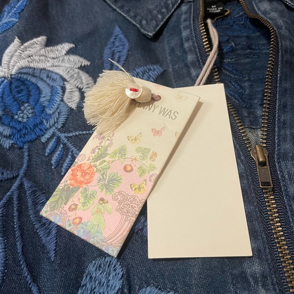 NWT Johnny Was Workshop JAZMINE ZIPUP SHIRT TUNIC Sz Med - Picture 3 of 9